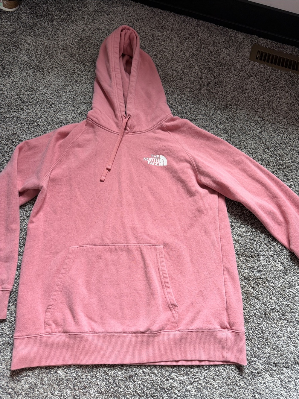 The North Face Blush Pink Hoodie with Logo